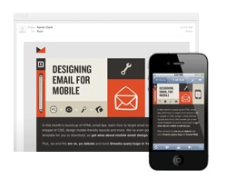 Email design for mobile